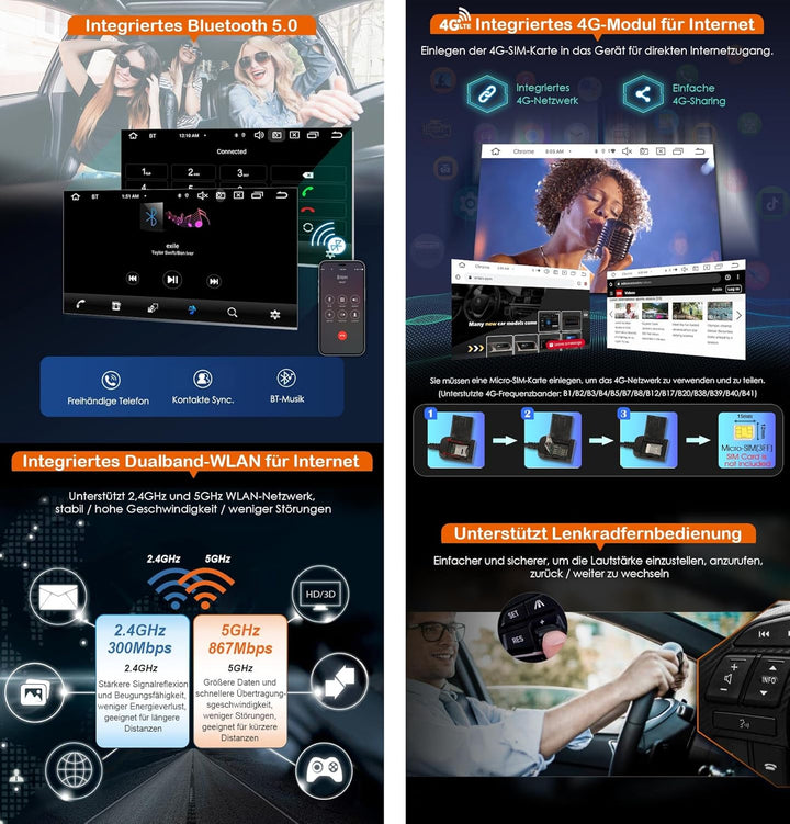 Erisin 7 Zoll 8-Kern 4GB RAM+64GB ROM Android 14 Autoradio mit GPS Navi für BMW E46 3er 318d 320 325