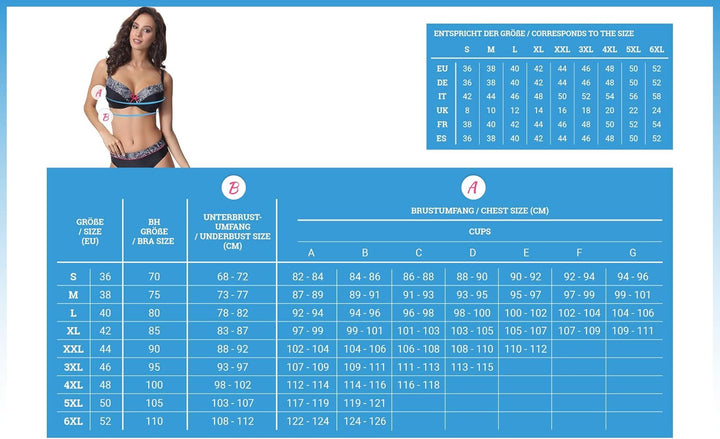 Merry Style Damen Bikini Oberteil Bademode Bikini Top P618 105F Graphite (9154), 105F Graphite (9154