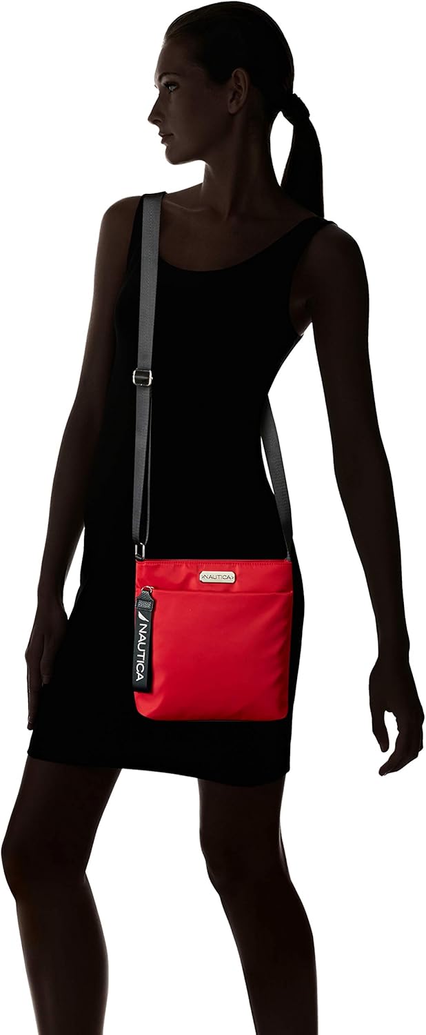 Nautica Damen Diver Nylon Small Womens Crossbody Bag Purse with Adjustable Shoulder Strap Schulterta