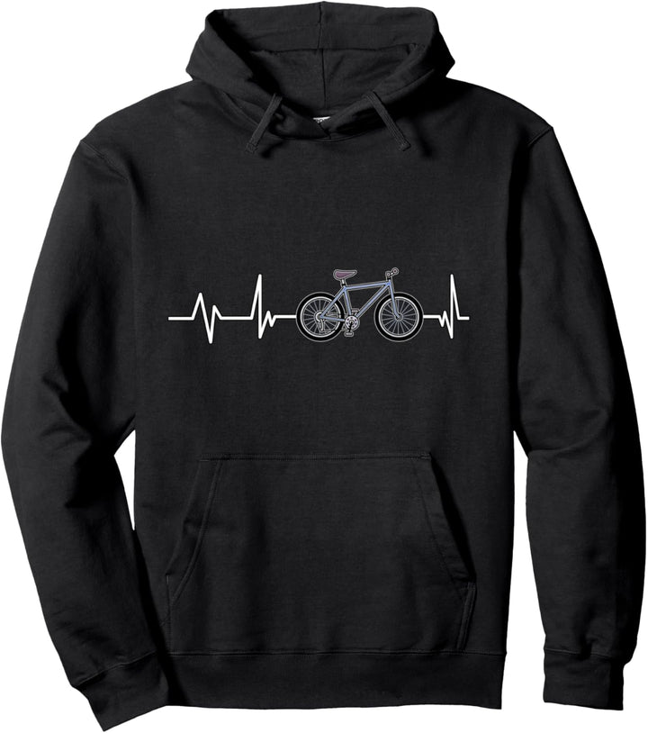 Mountainbiking Herzschlag Mountainbike Geschenk Mountainbike Pullover Hoodie