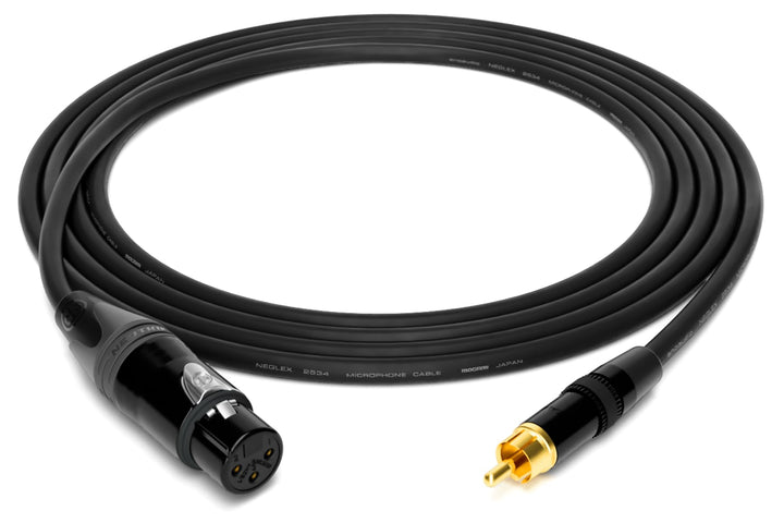 enoaudio Mogami 2534 Quad Professionel Studio Kabel | Neutrik Gold XLR female - Cinch RCA | HiFi, 7,