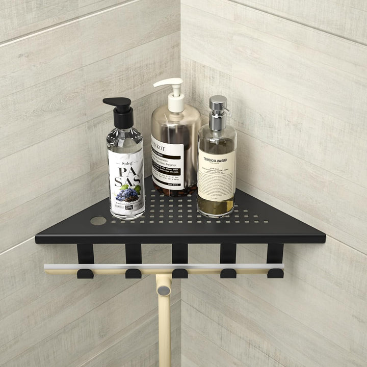 Eck-Duschregal 304 Edelstahl,Eckregal Dusche 25.4cm,Duschablage Ecke für Badrenovierung,Eckablage Du