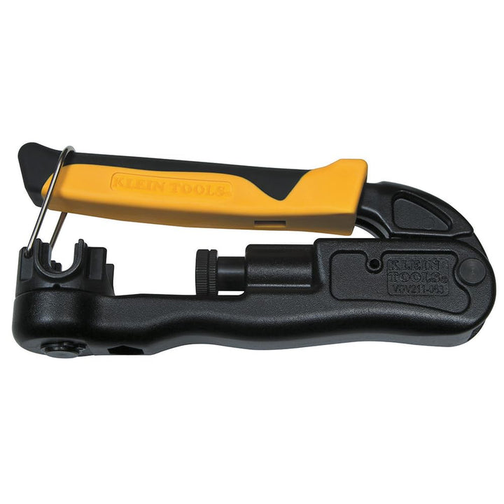 Klein Tools VDV211-063, einheitsgrösse, Multi Premium Verstellbare Kompressions-Crimpzange - BNC, F,