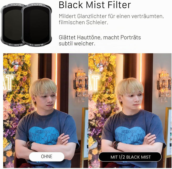 Tilta Pocket 3 Ultimate Filter Kit, 6er-Pack magnetische ND32/64/128, Black Mist 1/2, 1/4, Polarisat