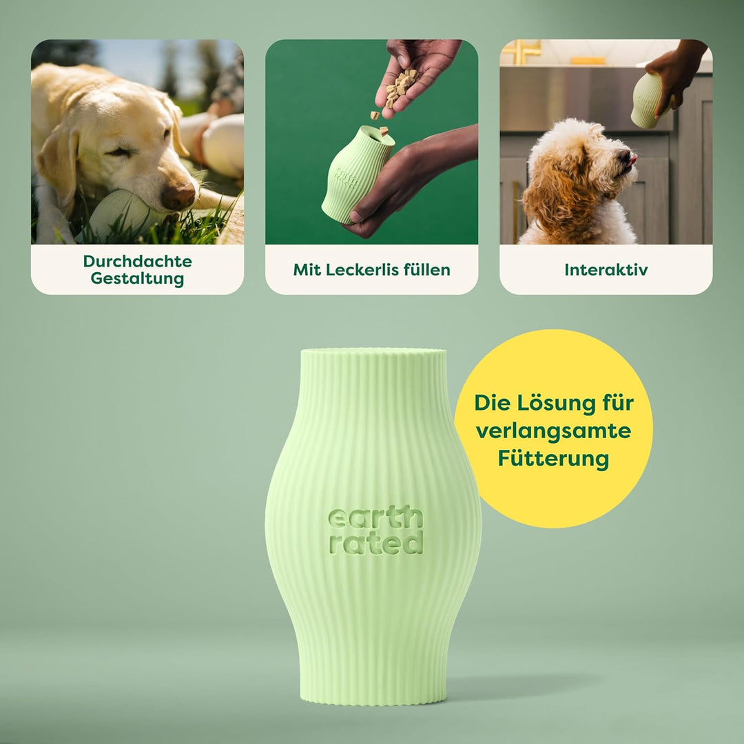 Earth Rated Leckerlihalter, bereicherndes Spielzeug für ausgewachsene Hunde und Welpen, geeignet für