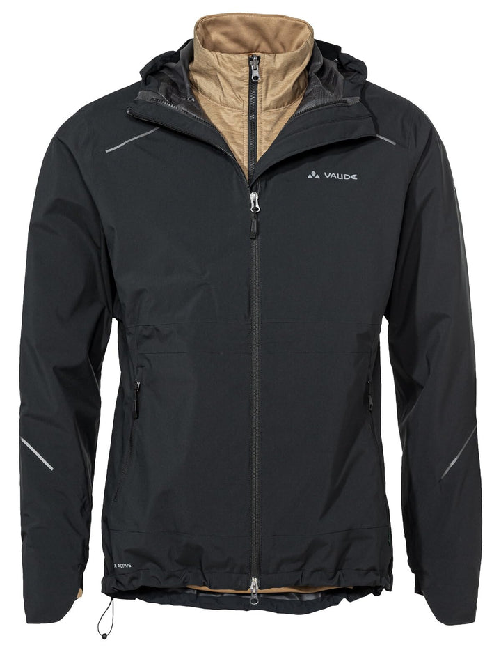 Vaude Herren Men's Yaras 3in1 Jacket Doppeljacke L black/oat, L black/oat