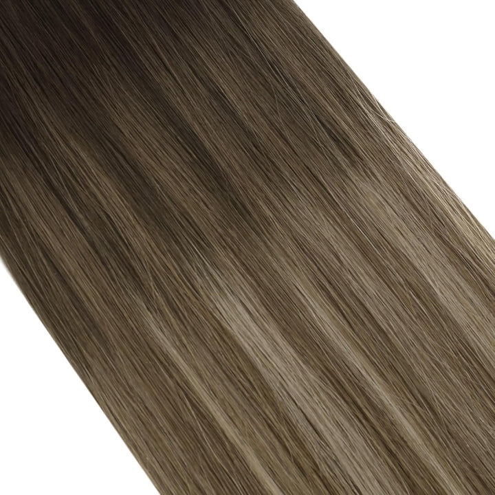 Ugeat Extensions Echthaar Tape Goldblond Balayage Remy Echthaar Extensions Tape Haarverlängerung Gla