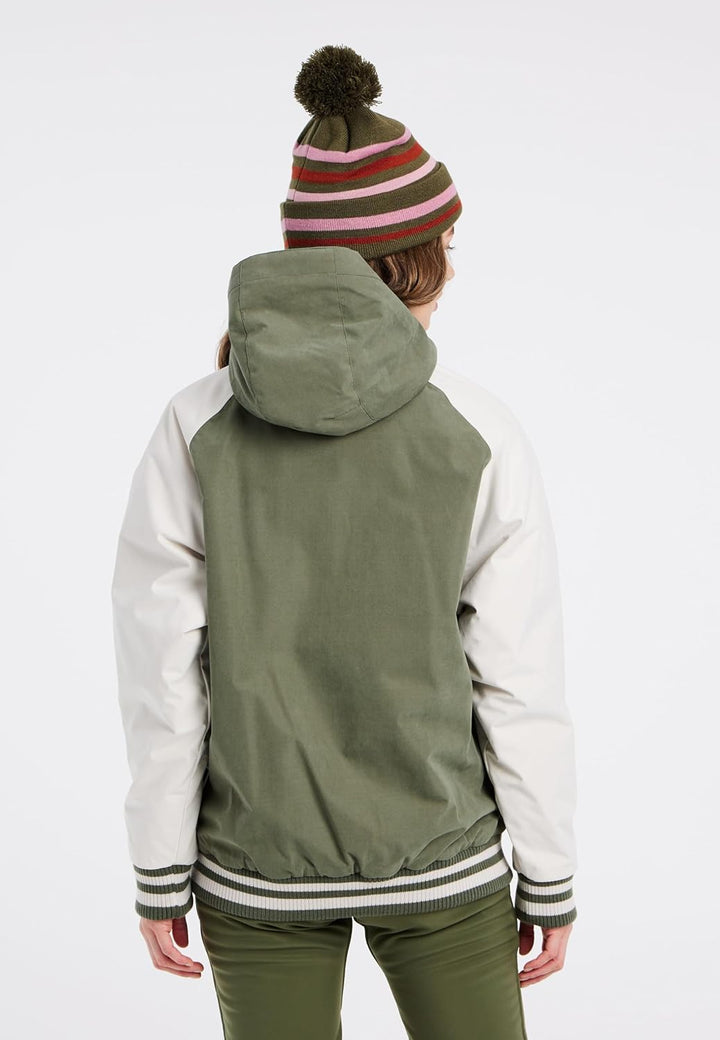 Protest Damen Ski- Und Snowboardjacke PRTPINEA L Botanic Green, L Botanic Green