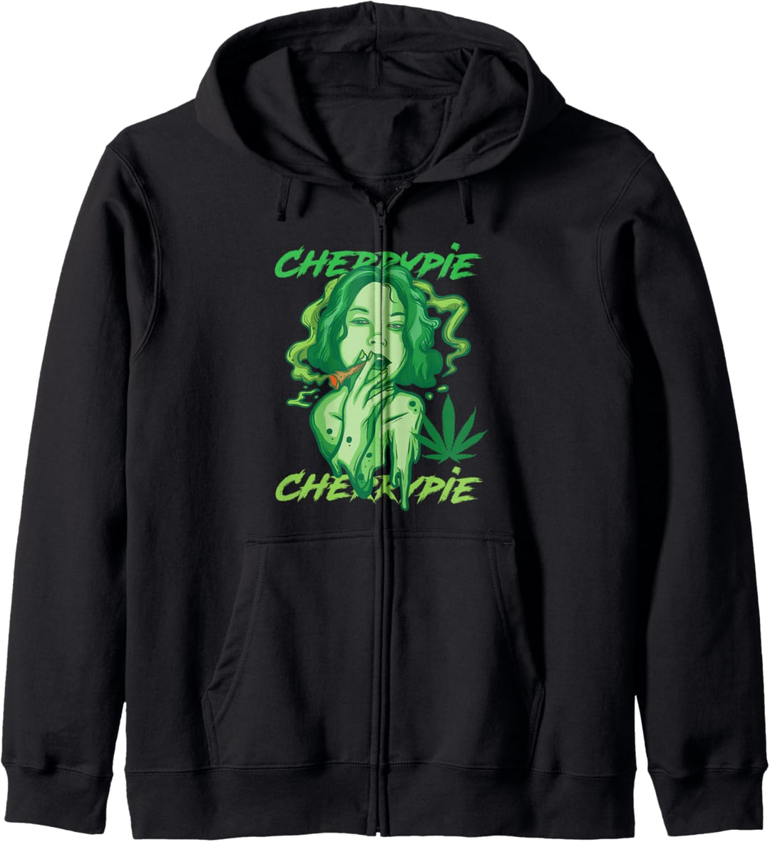 Weed Pie Geschenktopf und Marihuana Geschenk Kapuzenjacke
