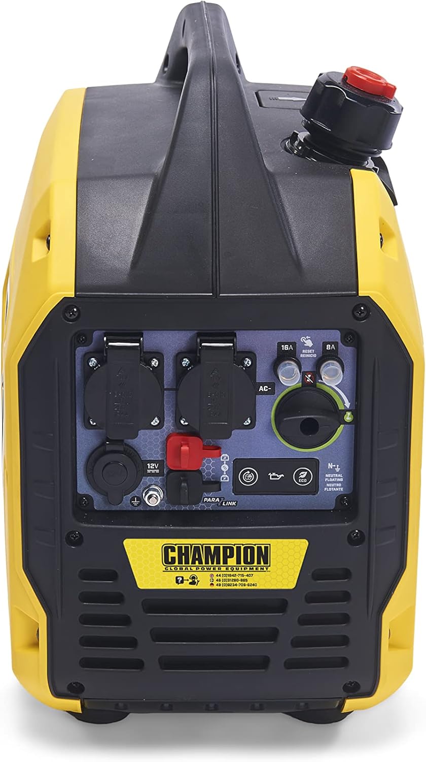 Champion Power Equipment Stromerzeuger The Mighty Atom (2200 W Inverter, nur Benzin, 58 dBA – 7 m En