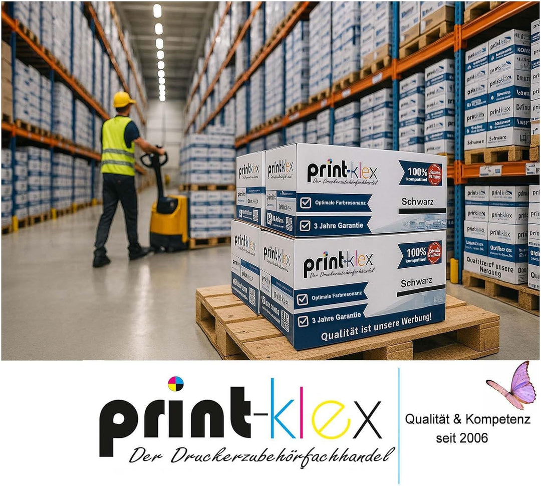 Print-Klex XXL Toner Set kompatibel für Oki C9600 C9600N C9600DN C9600HDTN C9600XF Pro Lite C9650 Ex