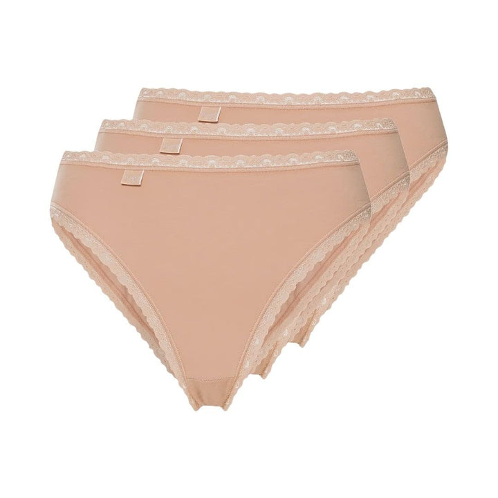 Sloggi - 24/7 Cotton Lace - Tai Slip - 3er-Pack Basic/Running Style 40 Brush, Basic/Running Style 40