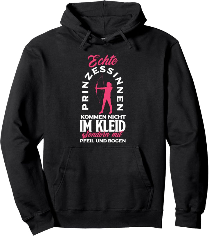 Damen Bogenschützin Pfeil Und Bogen Lustiges Bogenschiessen Pullover Hoodie