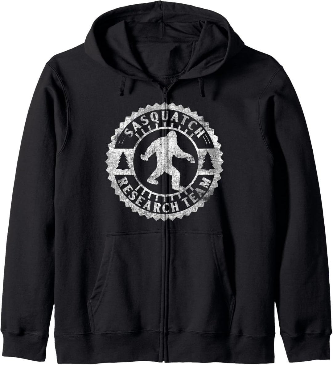 Distressed Vintage Bigfoot Gift - Sasquatch Research Team Kapuzenjacke
