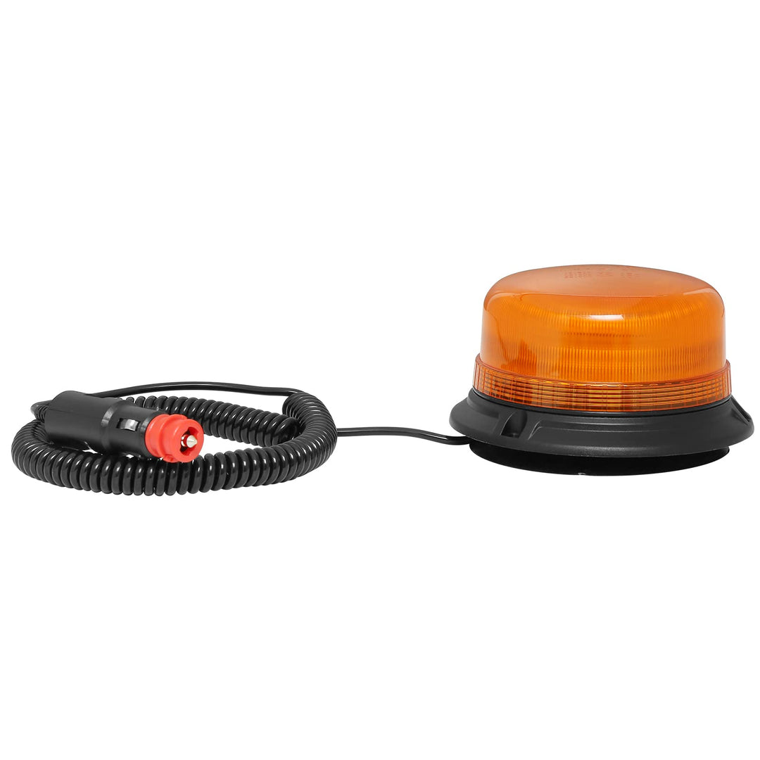 D-TECH Orange LED Rundumleuchte Warnleuchte Mit Magnet,12/24V LED Amber Warnleuchte Mit 3.6m Kable,A