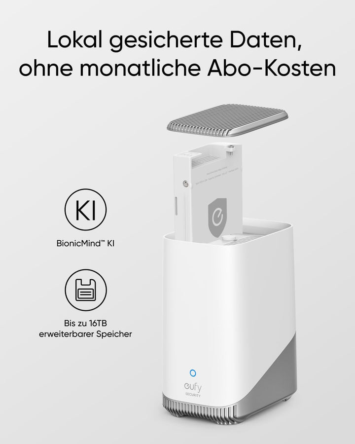 eufyCam S3 Pro 3-Kamera-Set, 4K Kabellose Solar-Überwachungskamera Aussen, MaxColor Nachtsicht, Fore