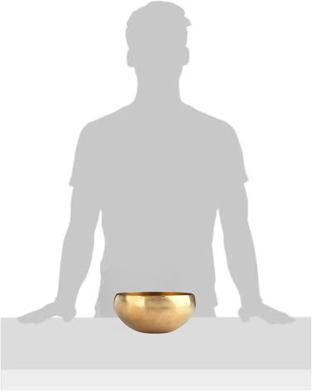 Peter Hess Therapieklangschale Kleine Herzschale (16 cm, 600 g) mit Filzschlägel und Filzuntersetzer
