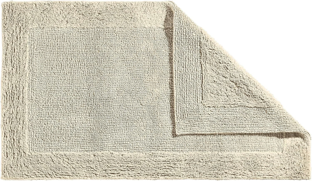 Erwin Müller Badematte, Badteppich Uni Serie Stuttgart beige Grösse 60x150 cm - extra dick, hohe Sau