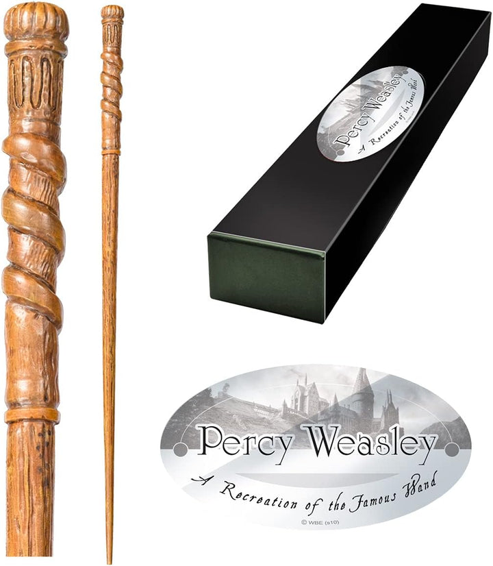 The Noble Collection - Percy Weasley Character Wand - 16in (40cm) Wizarding World Wand with Name Tag