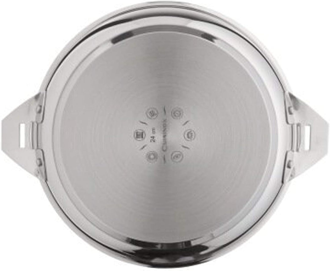 Cuisinox C61400WX13852 Eclipse Bratpfanne, Edelstahl, hochglanzpoliert