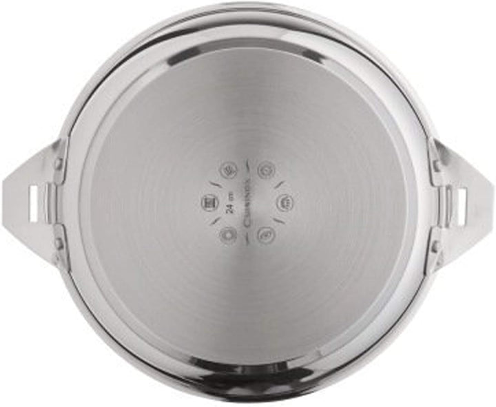 Cuisinox C61400WX13852 Eclipse Bratpfanne, Edelstahl, hochglanzpoliert