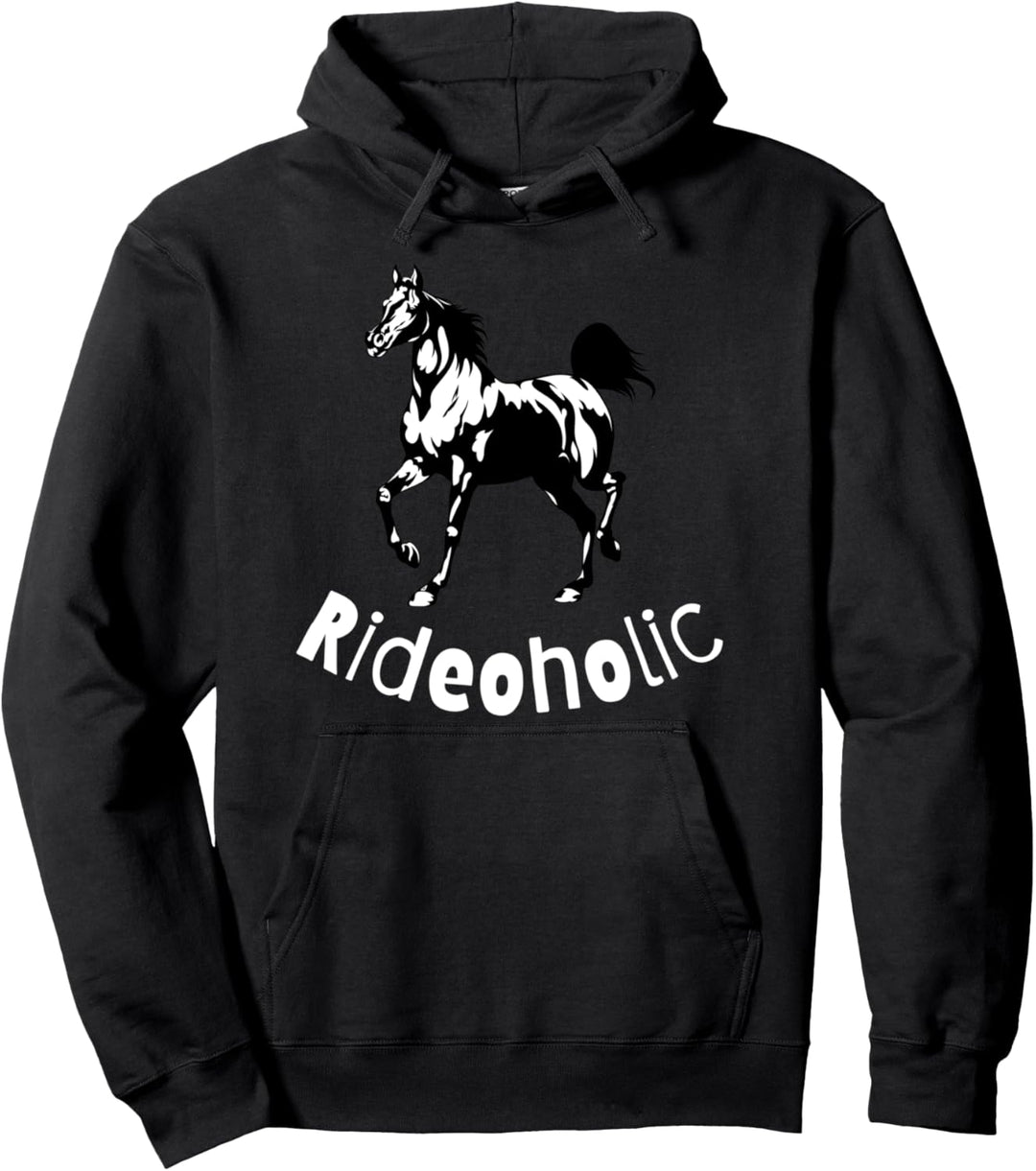 Rideoholic, reiten Damen Mädchen reiten Pferde Reiter Pullover Hoodie
