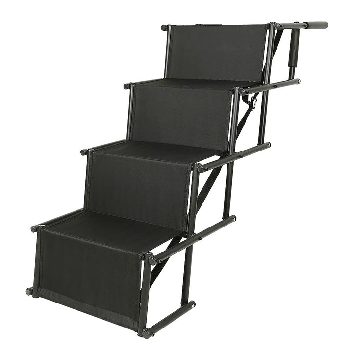 Hundetreppe Auto Klappbar, Gelenkschonende Hunderampe Auto Rampe für kleine &amp; grosse Hunde, Bis 80 k