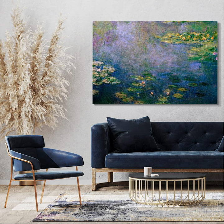Printed Paintings Leinwand (80x60cm): Claude Monet - Seerosen 80x60 cm, 80x60 cm