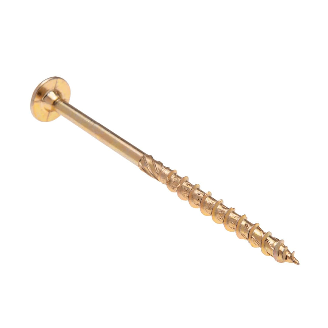 Holzschrauben von Keple 6 mm x 80 mm - Selbstschneidende Torx-Schrauben für Holz &amp; Bahnschwellen Lan