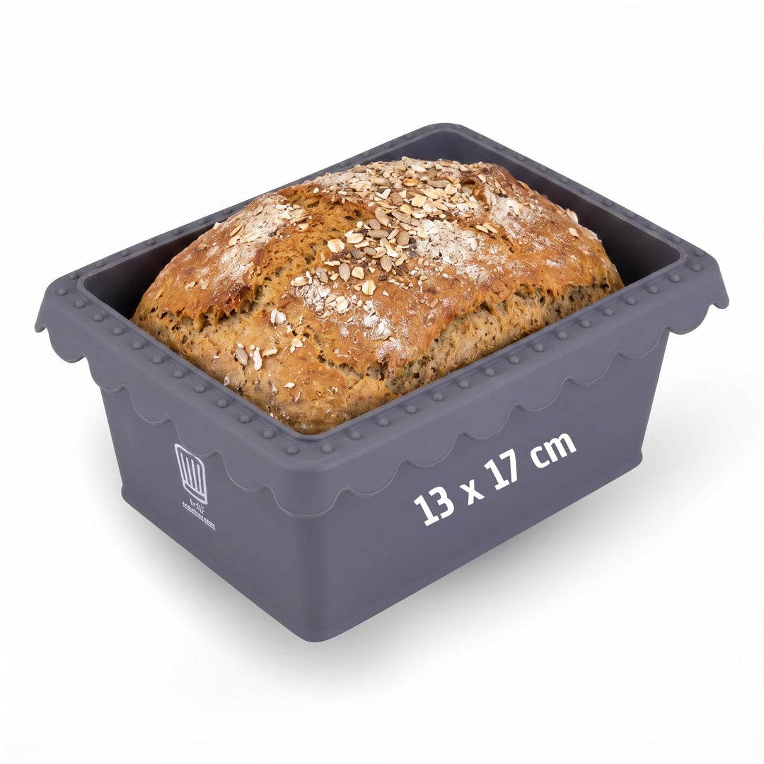 Chefkoch trifft Fackelmann Mini-Kastenform für Heissluftfritteuse und Backofen – Ideal für Brot und