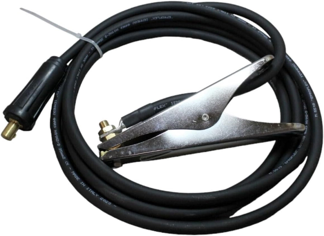 Massekabel Schweisskabel 10,16,25,35,50,70mm² HAR 4m 200/400A Masseklemme Stecker (35mm²), 35mm²