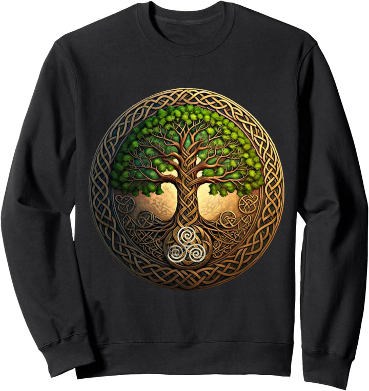 Ein Lebensbaum mit einem triskele Sweatshirt