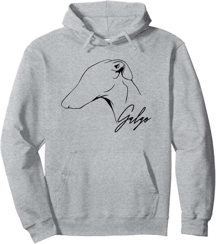 Galgo im Profil Hund Windhunde Geschenk Hunde Pullover Hoodie