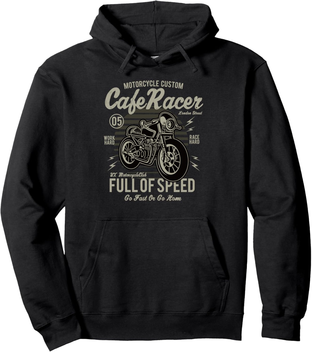 Cafe-Racer - Motorradfahrer und Biker Pullover Hoodie