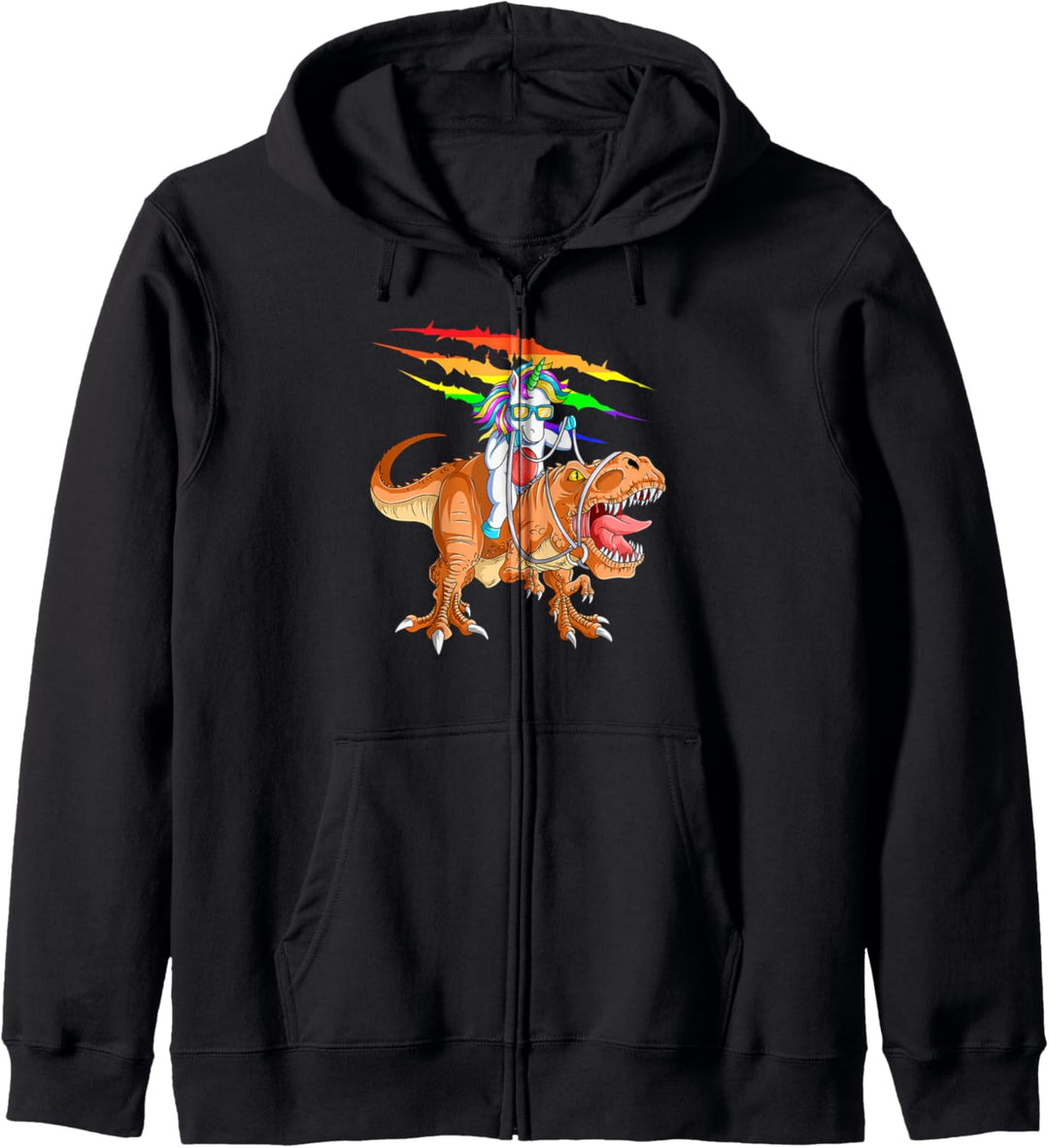 Einhorn Drachen Fabelwesen - Unicorn Kapuzenjacke