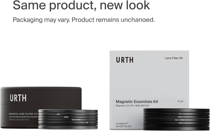 Urth 40,5 mm magnetisches UV-, zirkulares Polarisations-(CPL), ND8, ND1000 Objektivfilter-Set (Plus+