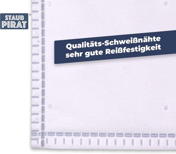 10 Staubsaugerbeutel geeignet für Kärcher WD 4, WD 5, WD 6 P, Vliesfilterbeutel wie KFI 487 ersetzt