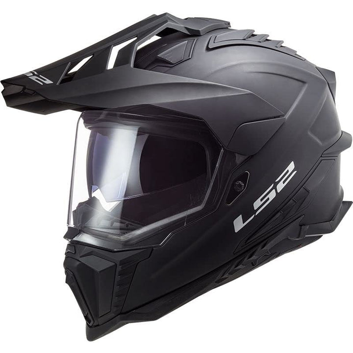 LS2, Crosshelme motorrad EXPLORER MAT BLACK 06, XXL XXL MATT BLACK, XXL MATT BLACK