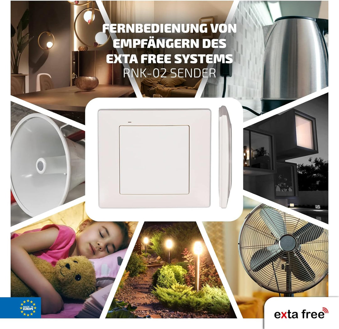 EXTA FREE RNK-02 2- Kanal- Funksender mit Taste