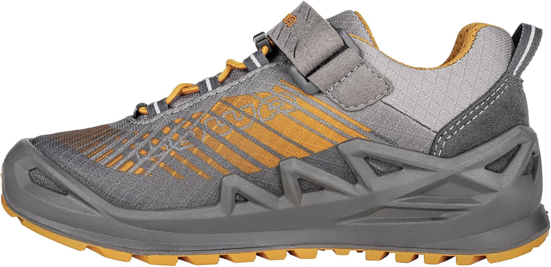LOWA Halbschuh MERGER GTX JUNIOR VCR LO 24 EU Graphit Mango, 24 EU Graphit Mango