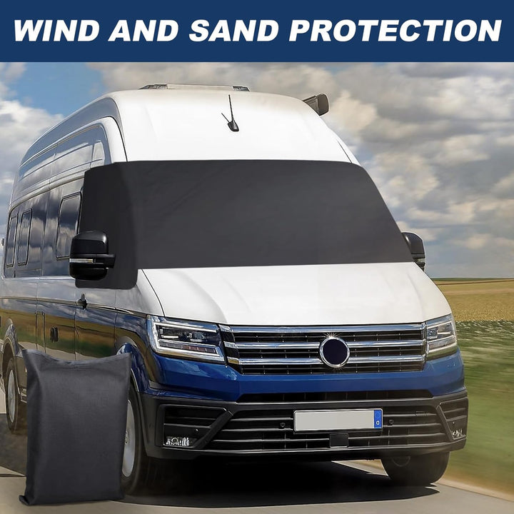 Frontscheibe Wrap Cover Ersatz für VW Grand California 2018-2023, Sonnenschutz Frontscheibenabdeckun