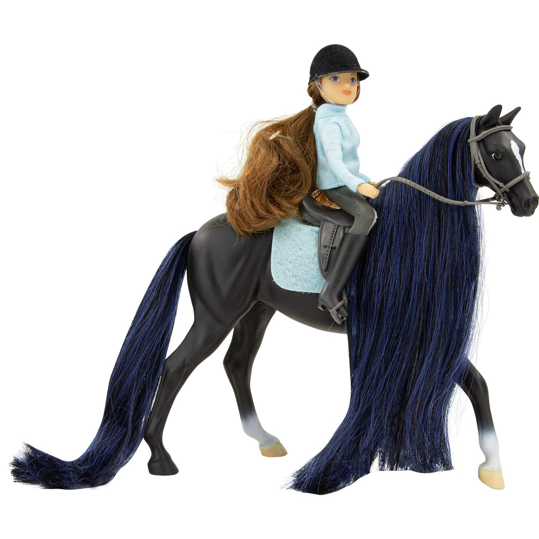 Breyer 90.61145 Jet &amp; English Rider, Charlotte Modern, Modern