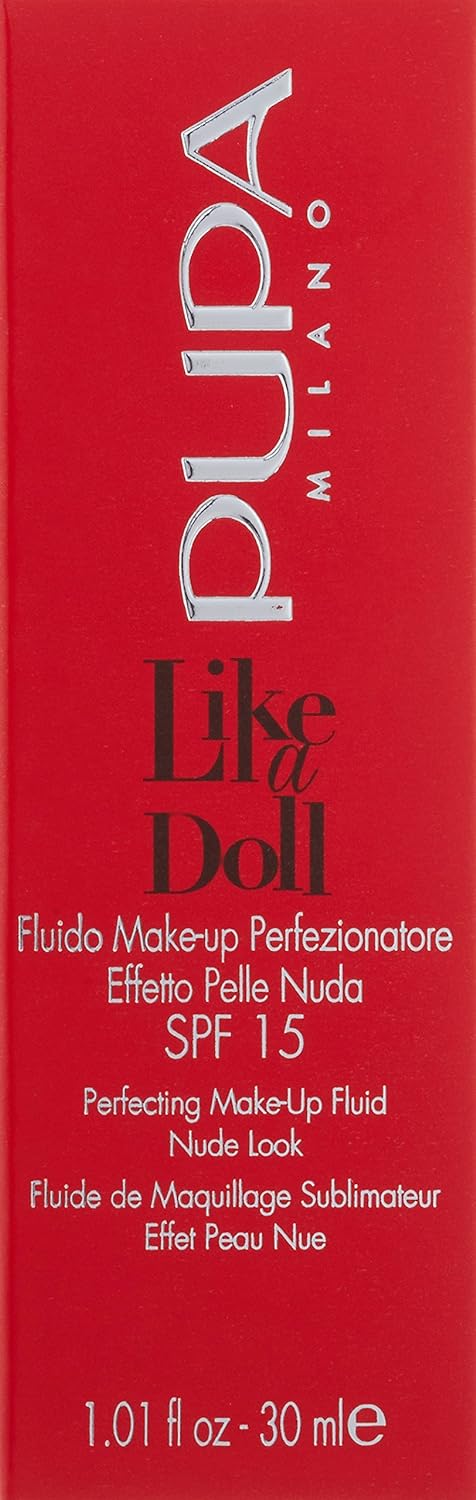 PUPA Milano Like A Doll Perfecting Make-up Fluid Porzellan 30 ml Porcelain, Porcelain