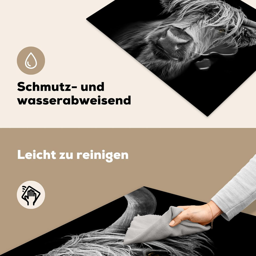 Herdabdeckplatte Einteilig Induktionsmatte Küche Abdeckung Ceranfeld Herd Abdeckplatte Vinyl Matte A