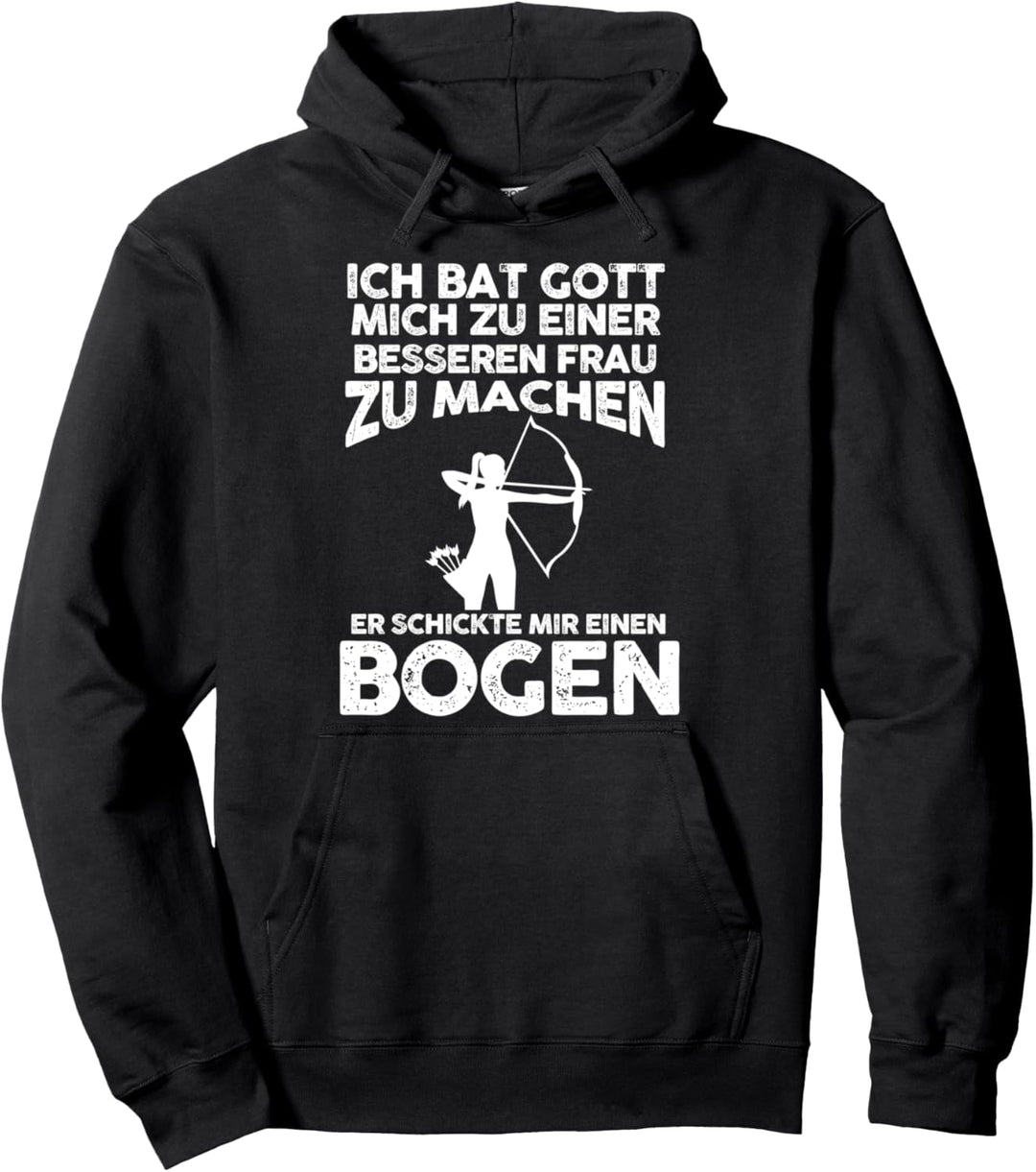 Bogenschiessen Pullover Hoodie