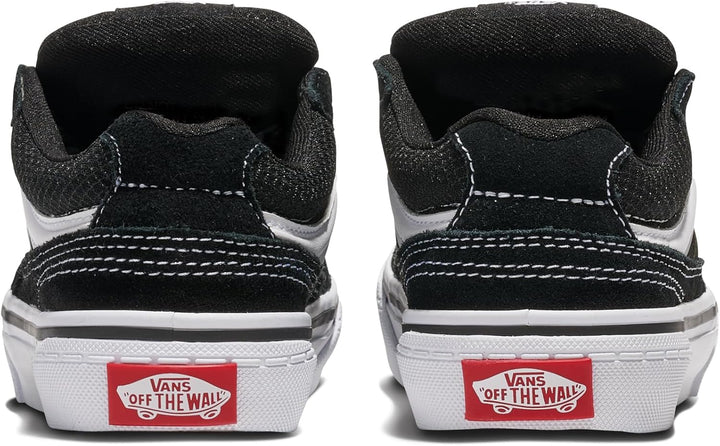 Vans Unisex Kinder Caldrone Sneaker 39 EU Suede Mesh Black White, 39 EU Suede Mesh Black White