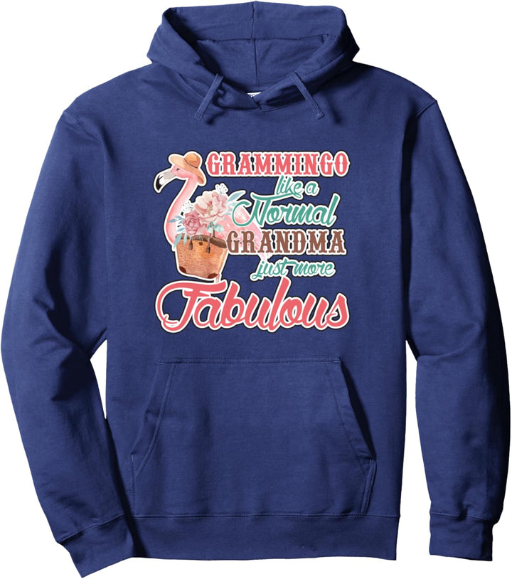 Grammingo - Fabelhafte Oma zum Muttertag des rosa Flamingos Pullover Hoodie