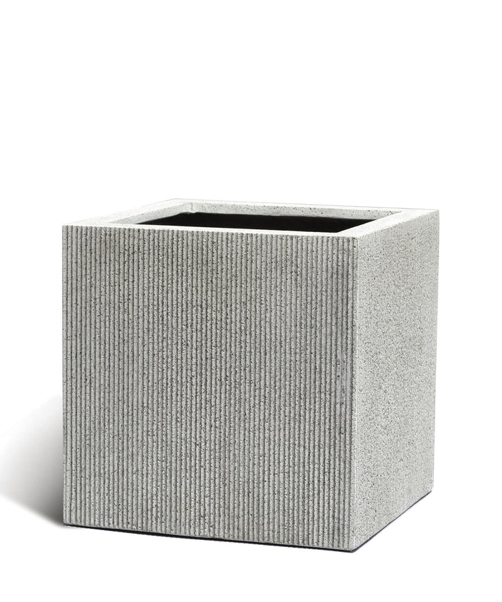 ESCHBACH® Pflanzkübel Cube 40 Grau Quadratisch * 40 x 40 x 40 cm * 10 Jahre Garantie 40x40x40, 40x40