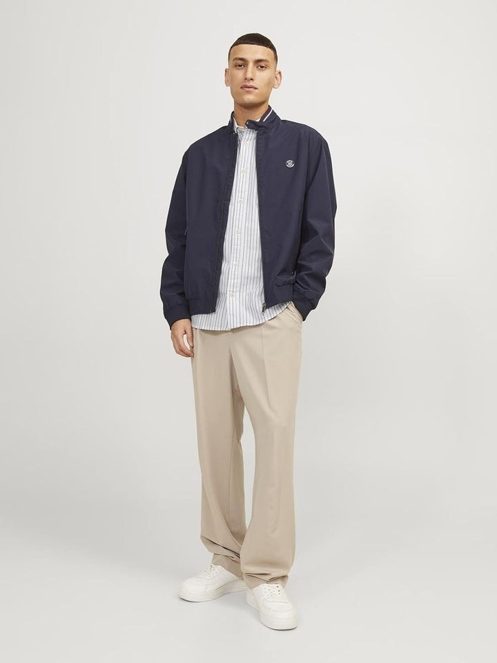 JACK & JONES Male Oberhemd Slim Fit Oberhemd M Captains Blue, M Captains Blue