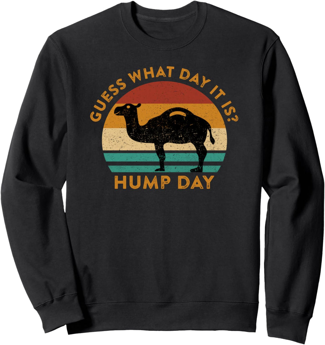 Rate mal, welcher Tag es ist Buckeltag Lustiges Mittwoch Sweatshirt